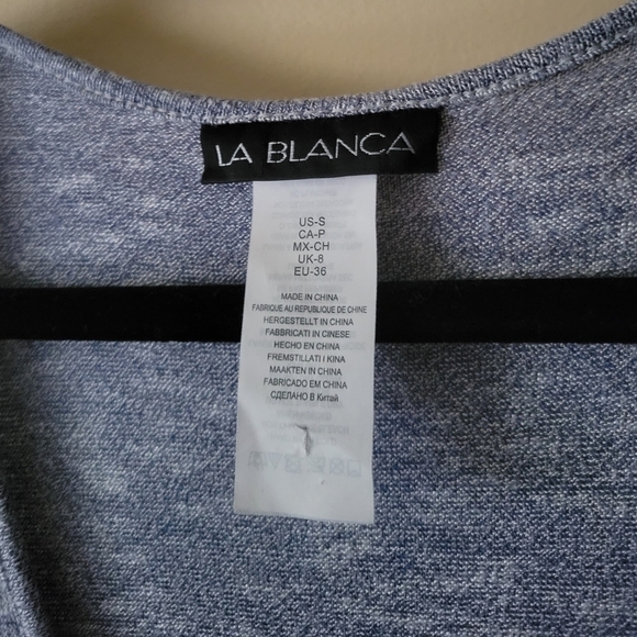 La Blanca Beach tie front cover-up Dress, size small. - Picture 5 of 7